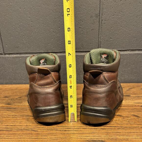 Red Wing Brown Leather Steel King Toe Work Boots Men’s 9.5 - Picture 4 of 8